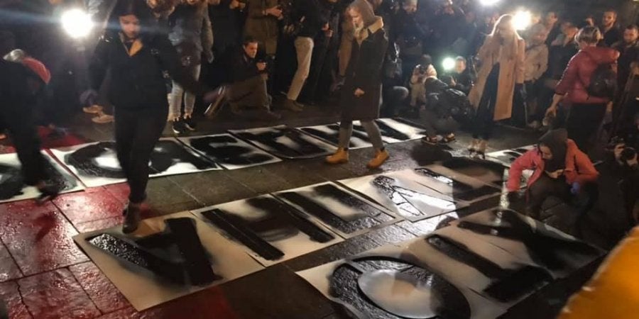 Кто следующая Гандзюк: В Киеве проходит акция «Ночь на Банковой. Опять»