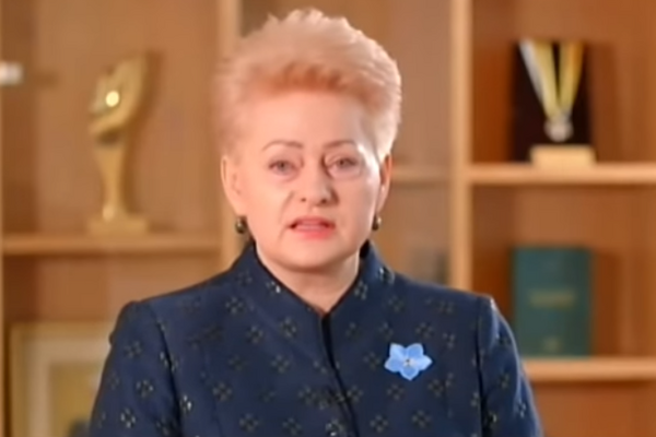 "Нам бы такого президента!" Грибаускайте вызвала восторг обращением к украинцам. Видео