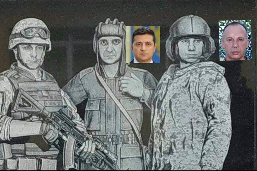 У штаба Сухопутных войск открыли памятник. В Сети заподозрили, что на нем изображен Зеленский