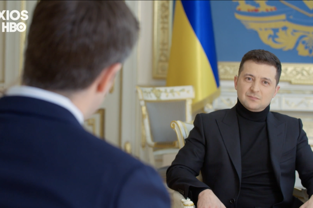 Интервью Зеленского программе Axios: о чем не сказал президент
