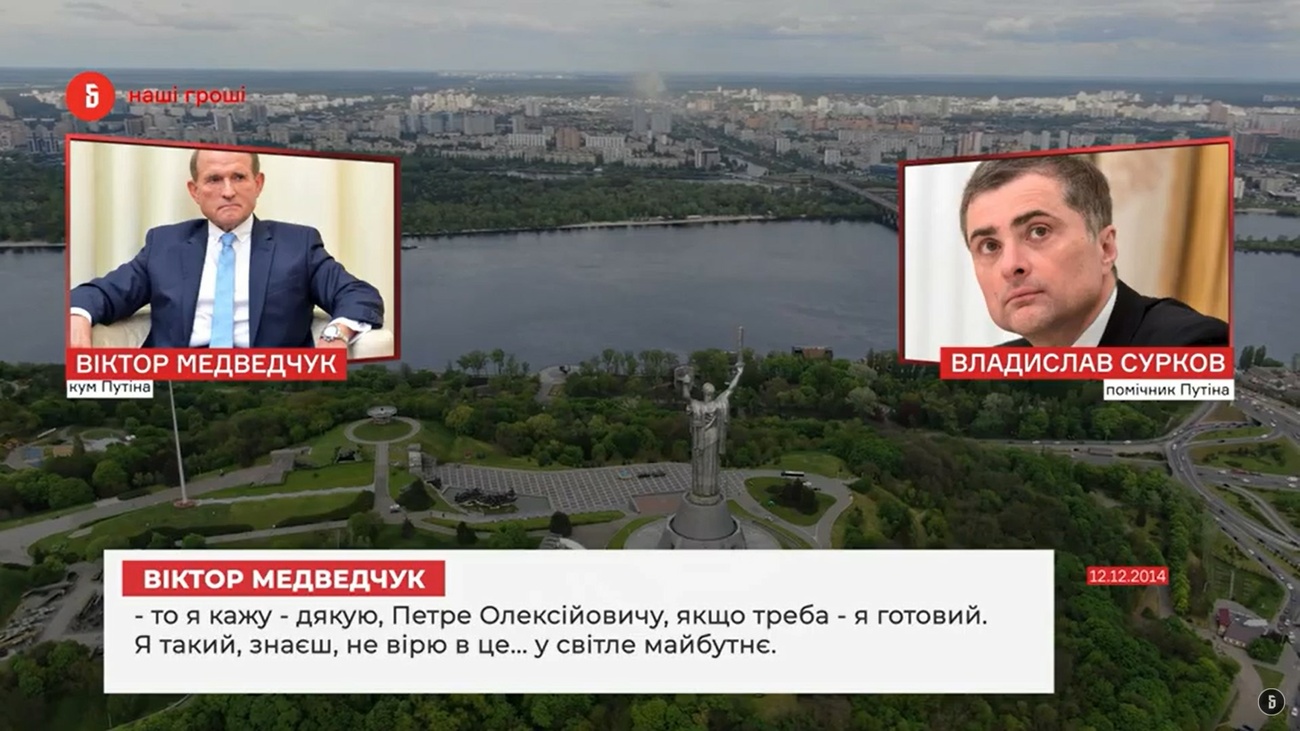 Обмен пленными, газ и электричество. Опубликованы новые записи переговоров Медведчука