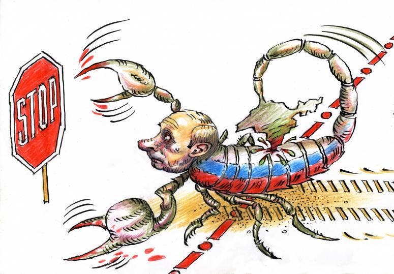 Россия – это «скорпион, который пугает мир своим «ядерным жалом»