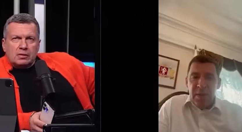 Пропагандист Соловьев устроил перепалку с российским губернатором. Чиновник посоветовал тому «следить за языком»