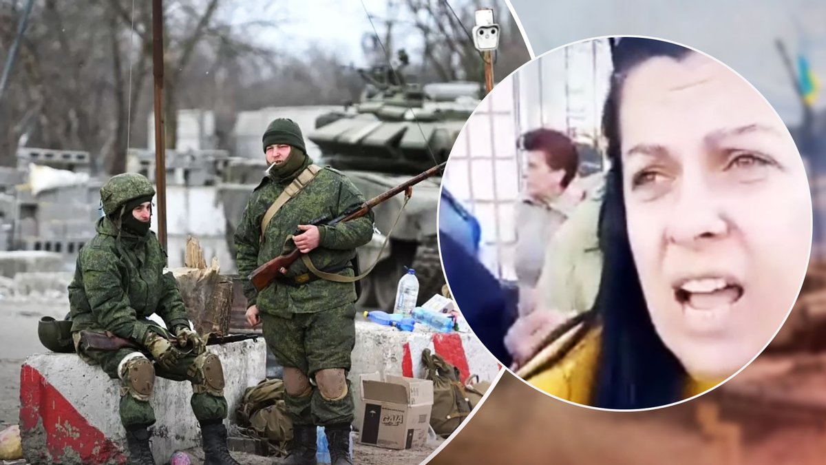 В ОРДЛО жены мобилизованных мужчин вышли на стихийный митинг (Видео)