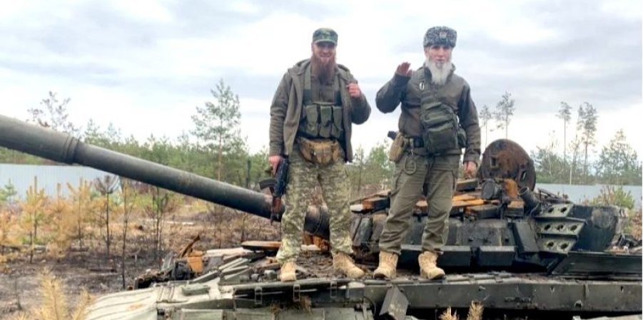 «Восход украинского солнца»: добровольцы из батальона Шейха Мансура готовятся к войне в Чечне