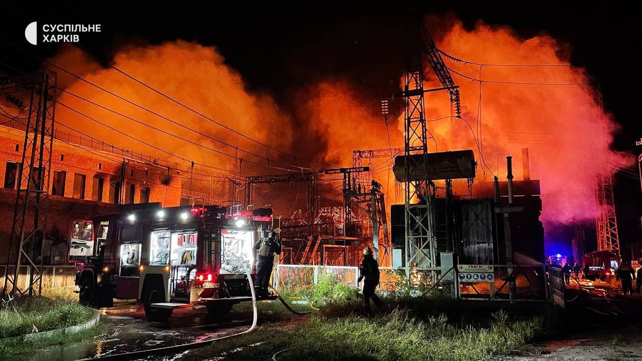 Удар по ТЭС: есть значительные разрушения, 7 человек пострадали, есть погибшие (Видео)