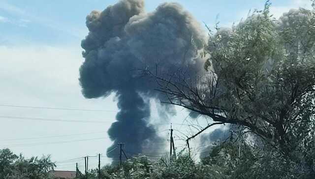 Выгорела значительная территория: спутниковые фото аэродрома в Ейске с последствиями налёта беспилотников