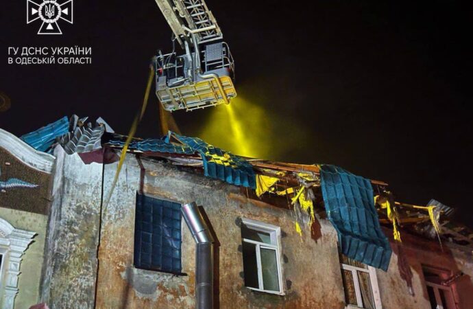 Российский удар по Одесской области: ракета попала по зданию монастыря УПЦ МП (Видео)