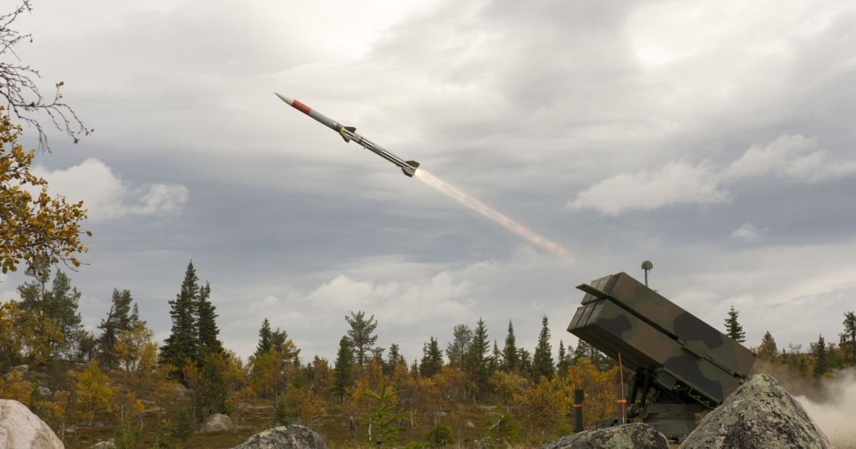 Воздушные силы впервые показали работу комплекса NASAMS