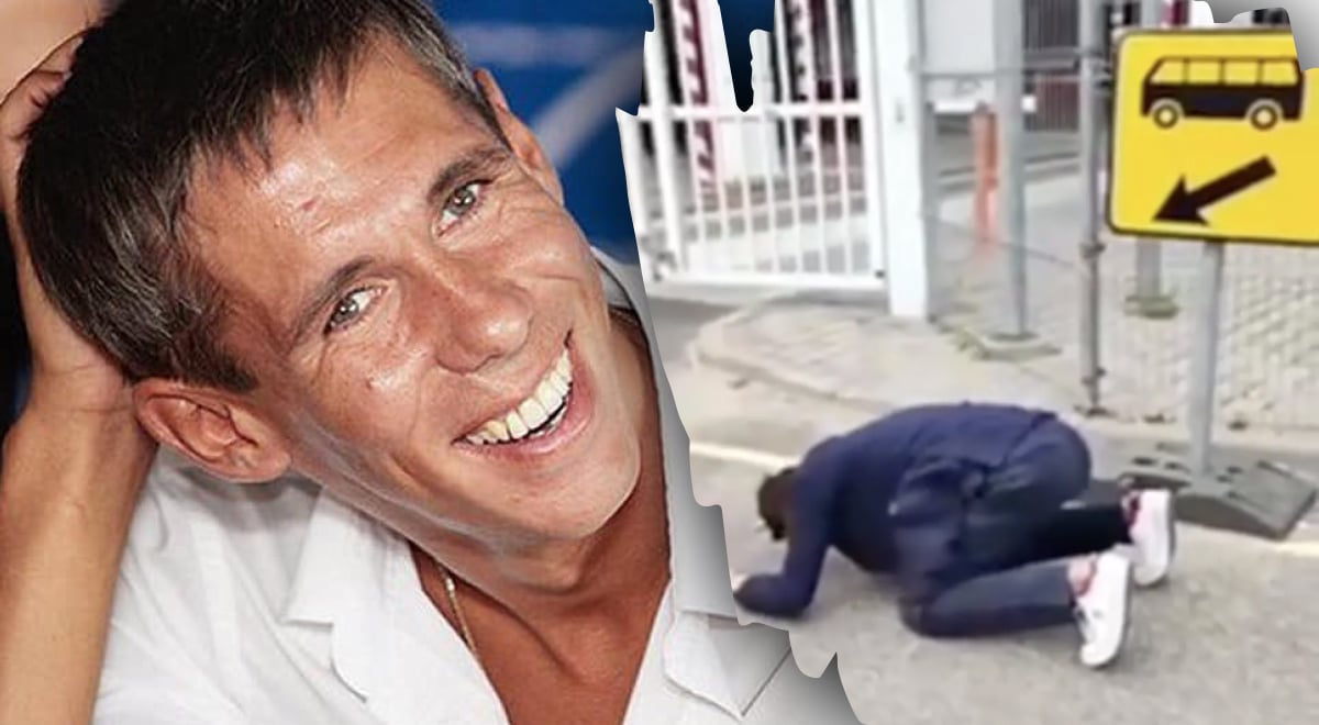 "Могу ягодицы показать": Панин на российской границе преклонил колени и эпично потроллил силовиков РФ