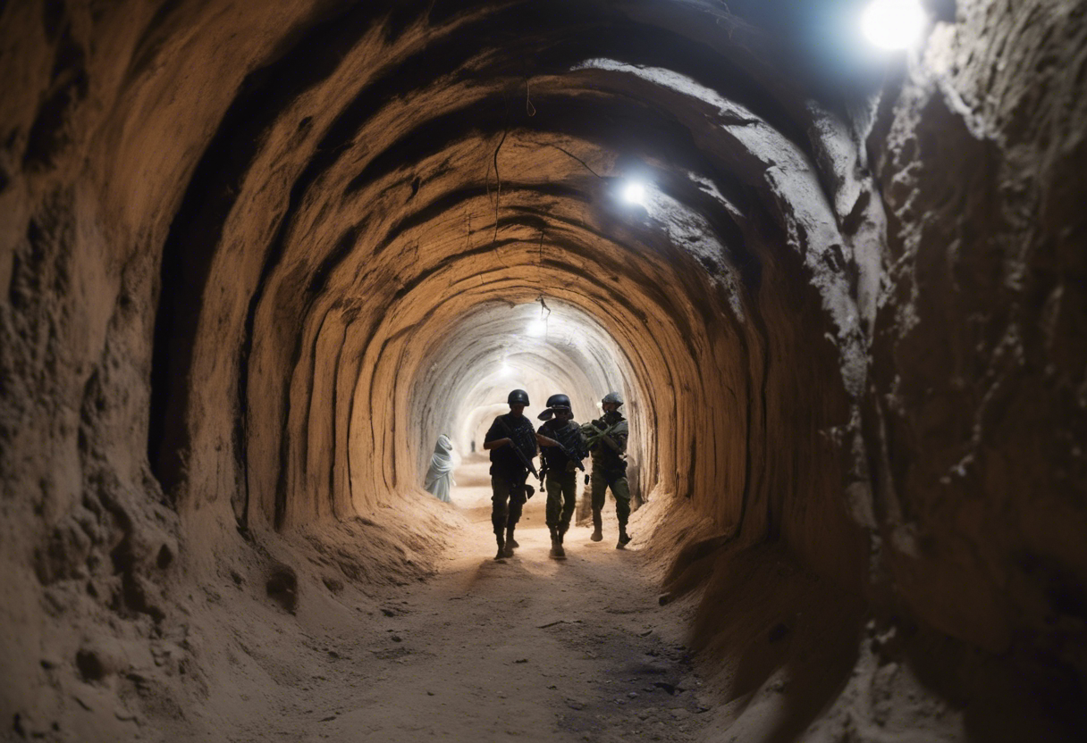 Армия Израиля нашла тоннель на юге Газы, который использовался для содержания заложников