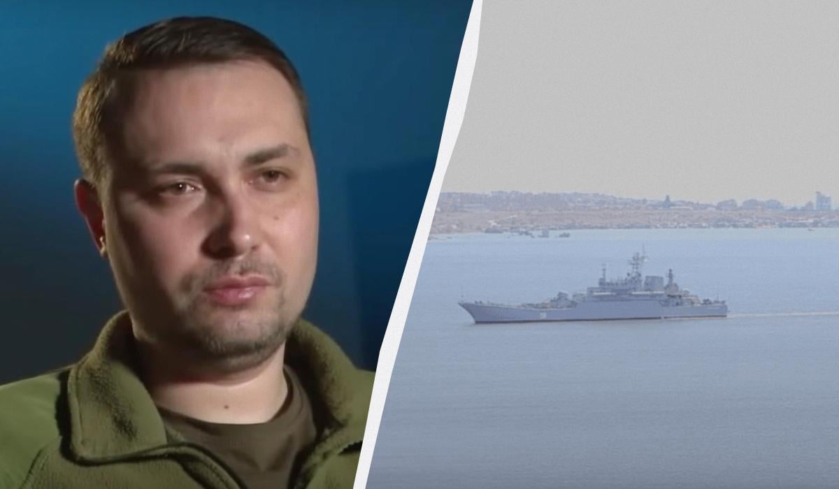 Вёз груз в Севастополь: Буданов рассказал новые детали об уничтожении БДК "Цезарь Куников". Видео