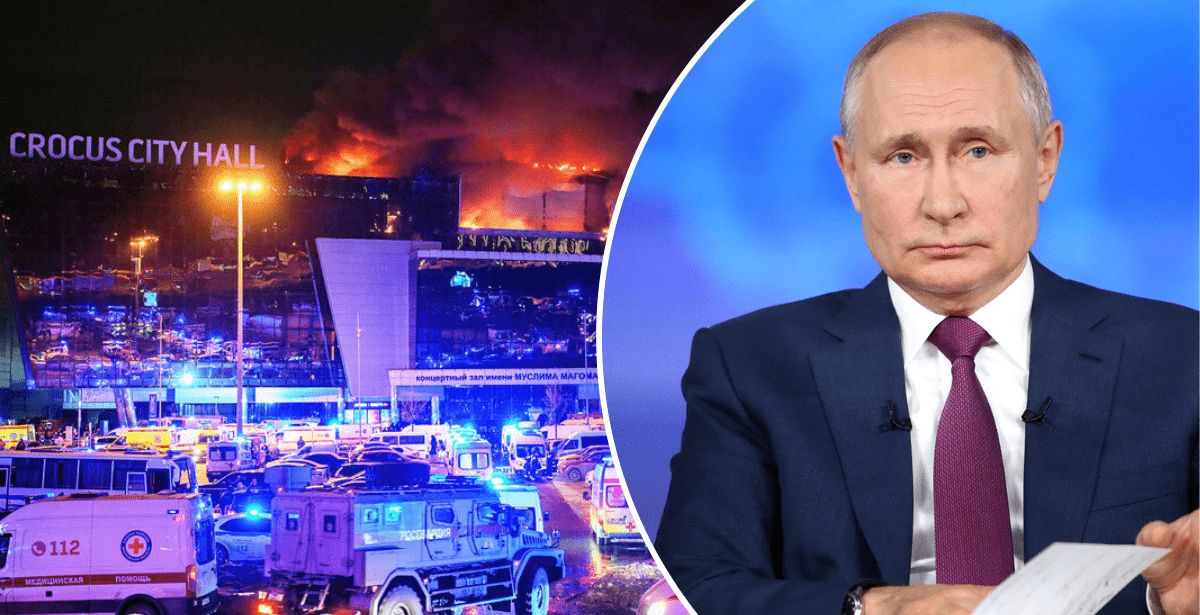 путин обвинил Украину в помощи в организации теракта в «Крокусе» - ему ответили в ОП Украины