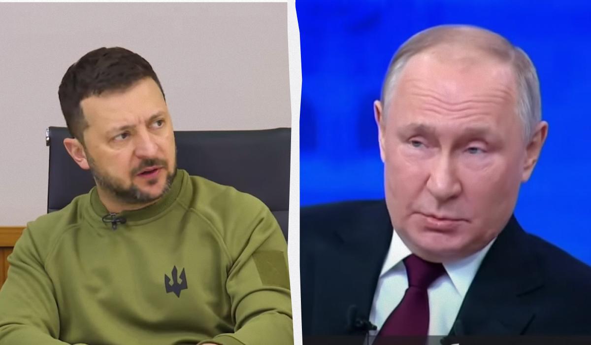 Зеленский: Путин боится нас очень сильно, уверенные люди с большой армией ядерным оружием не угрожают