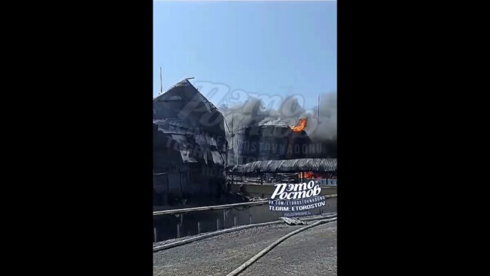 «Строили 15 лет, уничтожили за неделю»: Опубликовано видео последствий пожара на НПЗ в Ростовской области