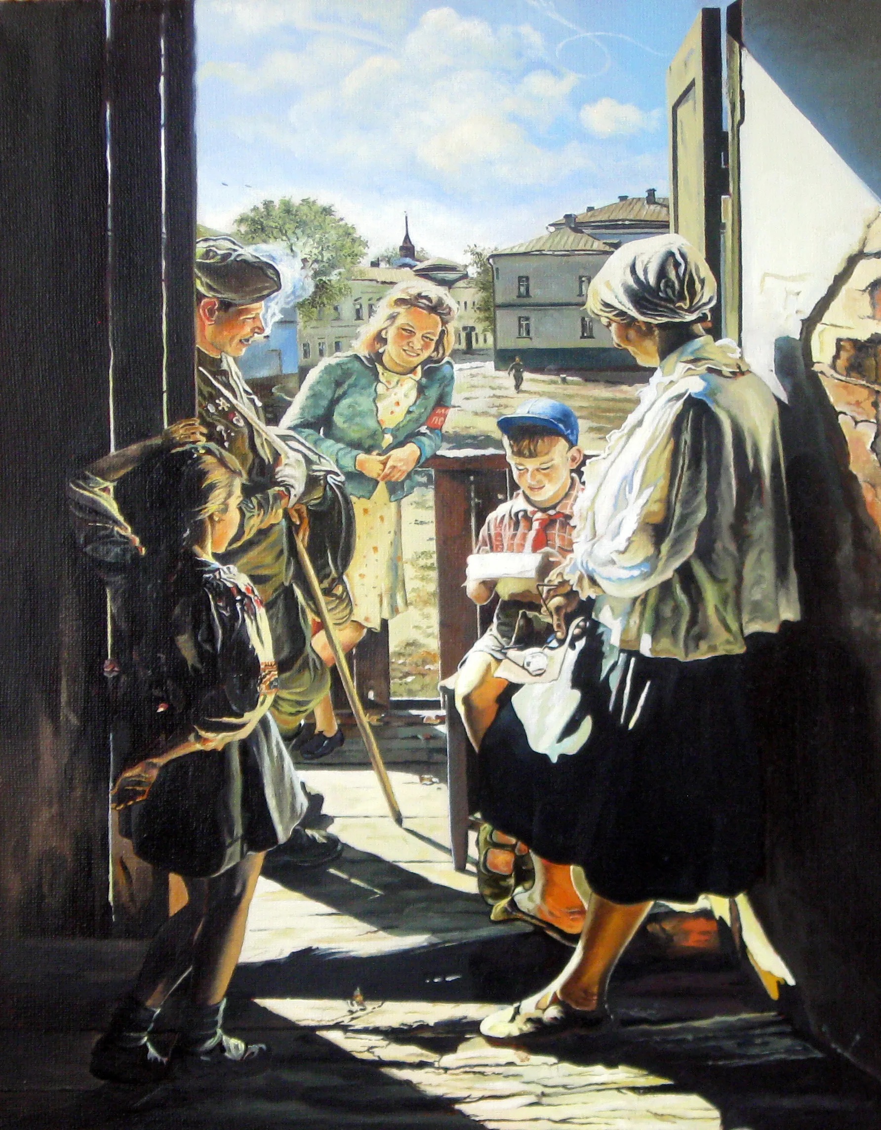 «Держим строй» (письмо с фронта)