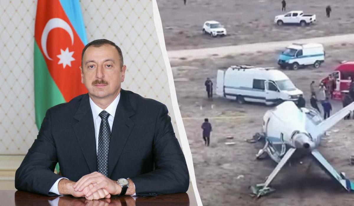 Алиев подтвердил, что РФ сбила самолет и не принял псевдоизвинений Путина