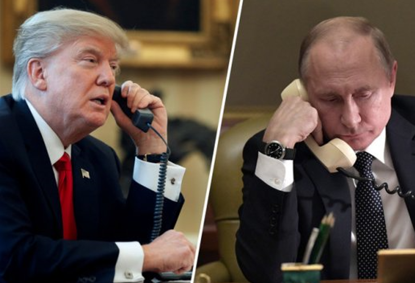 Длилась более двух часов: что известно о разговоре Трампа и Путина