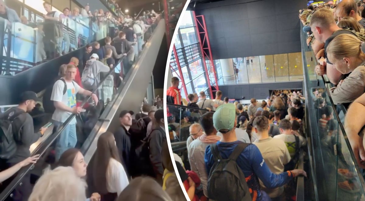 В аэропортах России коллапс, 200 рейсов отменены или задержаны. Люди лежали прямо на полу. Фото, видео