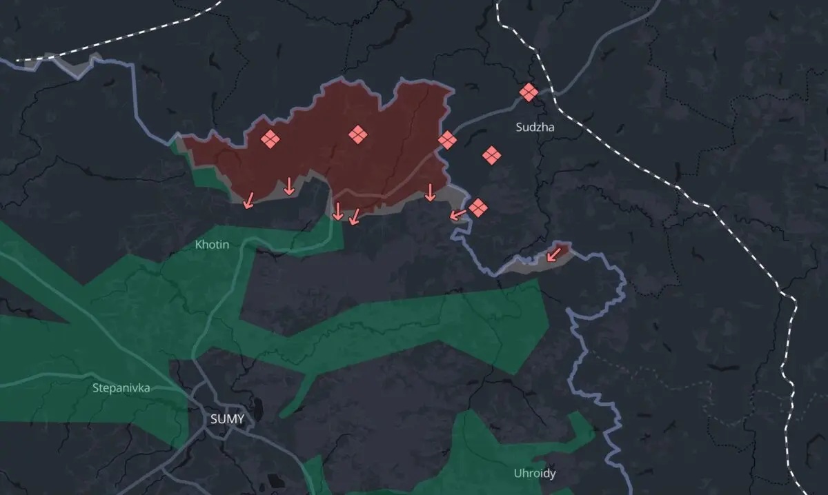 Россияне готовят плацдарм для наступления на Хотинь — это угроза для Сум