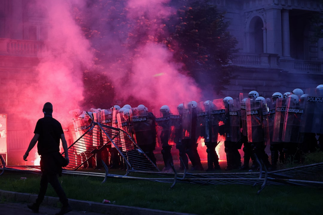 В Сербии прошел массовый протест против политики Вучича (Видео)