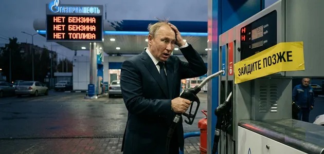 Сколько бы "гуманитарного" бензина Казахстан не нацедил в пробитые баки российской армии, это не остановит распад системы